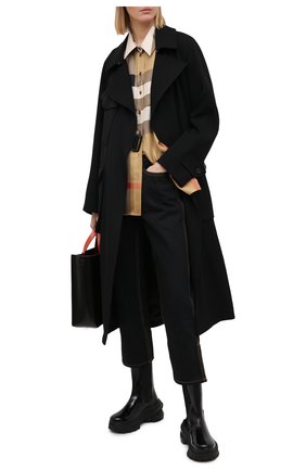 Женские джинсы BURBERRY черного цвета по цене 39500 руб., арт. 8033495 | Фото 2 Женские джинсы BURBERRY черного цвета, арт. 8033495 | Фото 2