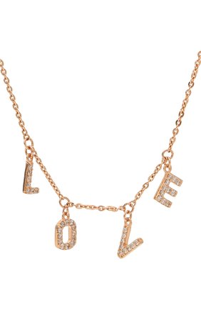 Женское колье love J-POINT розового цвета по цене 51700 руб., арт. ИПГ857.46.091020.12P | Фото 2 Женское колье love J-POINT розового цвета, арт. ИПГ857.46.091020.12P | Фото 2