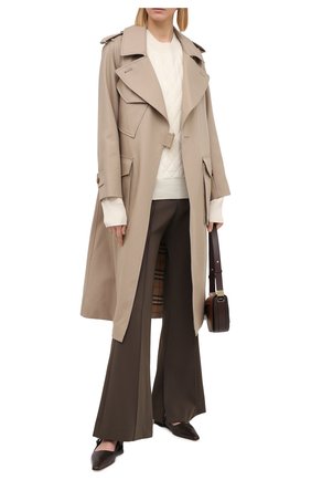 Женский шерстяной свитер BURBERRY белого цвета по цене 72500 руб., арт. 8033699 | Фото 2 Женский шерстяной свитер BURBERRY белого цвета, арт. 8033699 | Фото 2