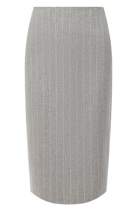 Женская шерстяная юбка RALPH LAUREN серого цвета, арт. 290821345 | Фото 1 (Материал внешний: Шерсть; Женское Кросс-КТ: Юбка-карандаш, Юбка-одежда; Материал подклада: Купро; Длина Ж (юбки, платья, шорты): До колена; Стили: Классический; Региональные ограничения белый список (Axapta Mercury): RU)