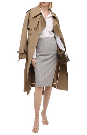 Женская шерстяная юбка RALPH LAUREN серого цвета по цене 98900 руб., арт. 290821345 | Фото 2 Женская шерстяная юбка RALPH LAUREN серого цвета, арт. 290821345 | Фото 2 (Материал внешний: Шерсть; Женское Кросс-КТ: Юбка-карандаш, Юбка-одежда; Материал подклада: Купро; Длина Ж (юбки, платья, шорты): До колена; Стили: Классический)