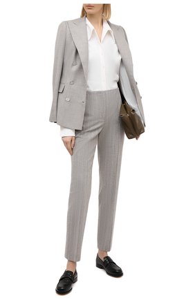 Женские шерстяные брюки RALPH LAUREN серого цвета по цене 106000 руб., арт. 290821334 | Фото 2 Женские шерстяные брюки RALPH LAUREN серого цвета, арт. 290821334 | Фото 2