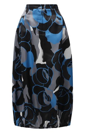 Женская шелковая юбка GIORGIO ARMANI голубого цвета по цене 153000 руб., арт. 0WHNN04D/T0272 | Фото 1 Женская шелковая юбка GIORGIO ARMANI голубого цвета, арт. 0WHNN04D/T0272 | Фото 1