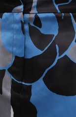 Женская шелковая юбка GIORGIO ARMANI голубого цвета, арт. 0WHNN04D/T0272 | Фото 5 (Материал внешний: Шелк; Женское Кросс-КТ: Юбка-одежда; Длина Ж (юбки, платья, шорты): Миди; Стили: Романтичный)