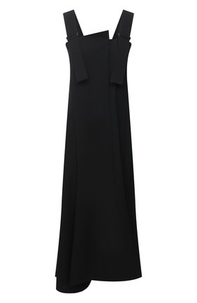 Женское шерстяное платье YOHJI YAMAMOTO черного цвета по цене 116500 руб., арт. NR-D07-100 | Фото 1 Женское шерстяное платье YOHJI YAMAMOTO черного цвета, арт. NR-D07-100 | Фото 1