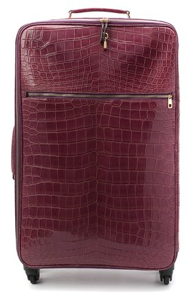 Женский чемодан sicily из кожи крокодила DOLCE & GABBANA фиолетового цвета по цене 7425000 руб., арт. BB5835/A2F64 | Фото 1