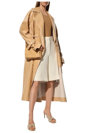 Женский топ JIL SANDER бежевого цвета по цене 20750 руб., арт. JSPP705036-WR477108 | Фото 2 Женский топ JIL SANDER бежевого цвета, арт. JSPP705036-WR477108 | Фото 2