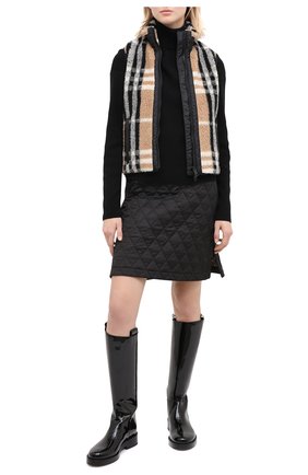 Женский шерстяной жилет BURBERRY разноцветного цвета по цене 79950 руб., арт. 8036152 | Фото 2 Женский шерстяной жилет BURBERRY разноцветного цвета, арт. 8036152 | Фото 2