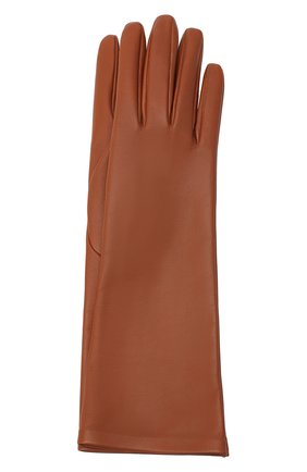 Женские кожаные перчатки SAINT LAURENT коричневого цвета по цене 36550 руб., арт. 639505/3YA26 | Фото 1 Женские кожаные перчатки SAINT LAURENT коричневого цвета, арт. 639505/3YA26 | Фото 1