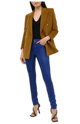 Женские джинсы SAINT LAURENT синего цвета по цене 62550 руб., арт. 614450/Y09AC | Фото 2 Женские джинсы SAINT LAURENT синего цвета, арт. 614450/Y09AC | Фото 2