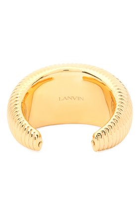 Женский браслет LANVIN золотого цвета по цене 48950 руб., арт. AW-CJYT0E-ARPE-H20 | Фото 2 Женский браслет LANVIN золотого цвета, арт. AW-CJYT0E-ARPE-H20 | Фото 2