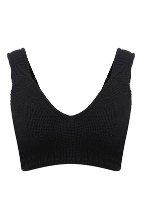 Женская кашемировый топ DOLCE & GABBANA черного цвета по цене 59950 руб., арт. FX995T/JAW5J | Фото 1 Женская кашемировый топ DOLCE & GABBANA черного цвета, арт. FX995T/JAW5J | Фото 1