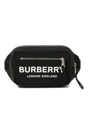 Мужская текстильная поясная сумка BURBERRY черного цвета по цене 43000 руб., арт. 8021089 | Фото 1 Мужская текстильная поясная сумка BURBERRY черного цвета, арт. 8021089 | Фото 1