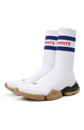 Мужские текстильные кроссовки vetements x reebok sock VETEMENTS белого цвета по цене 53150 руб., арт. UE51SN500B 1385/M | Фото 1 Мужские текстильные кроссовки vetements x reebok sock VETEMENTS белого цвета, арт. UE51SN500B 1385/M | Фото 1