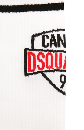 Мужские носки DSQUARED2 белого цвета по цене 5970 руб., арт. DFV141940 | Фото 2 Мужские носки DSQUARED2 белого цвета, арт. DFV141940 | Фото 2
