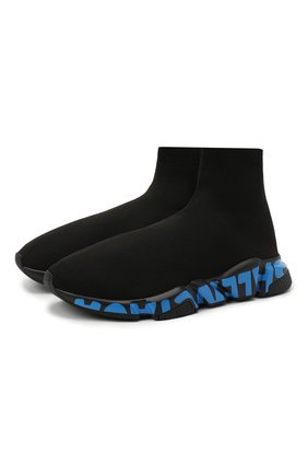 Мужские текстильные кроссовки speed BALENCIAGA черного цвета по цене 76800 руб., арт. 605972/W05GE | Фото 1 Мужские текстильные кроссовки speed BALENCIAGA черного цвета, арт. 605972/W05GE | Фото 1