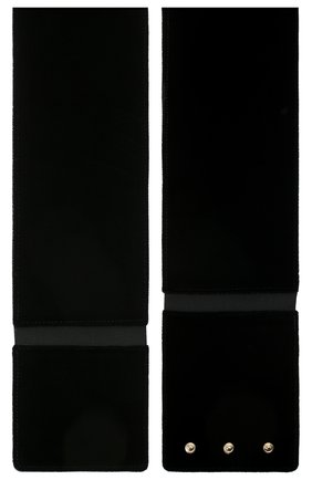 Женский бархатный пояс GIORGIO ARMANI черного цвета, арт. Y1I188/YFZ5A | Фото 2 (Материал: Текстиль, Вискоза, Синтетический материал; Кросс-КТ: Широкие)
