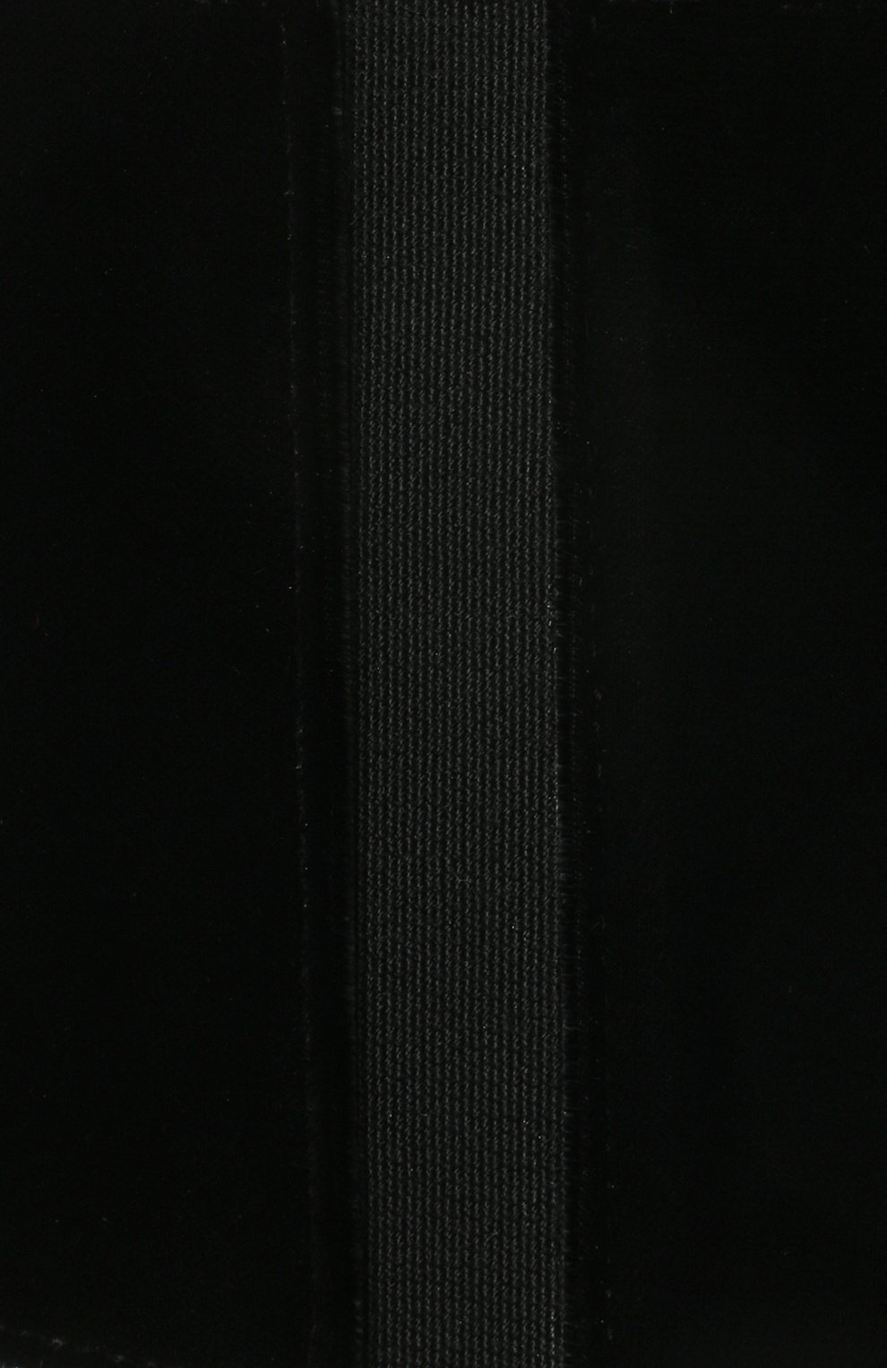 Женский бархатный пояс GIORGIO ARMANI черного цвета, арт. Y1I188/YFZ5A | Фото 3 (Материал: Текстиль, Вискоза, Синтетический материал; Кросс-КТ: Широкие)