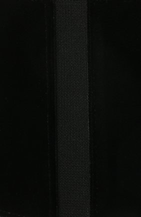 Женский бархатный пояс GIORGIO ARMANI черного цвета, арт. Y1I188/YFZ5A | Фото 3 (Материал: Текстиль, Вискоза, Синтетический материал; Кросс-КТ: Широкие)
