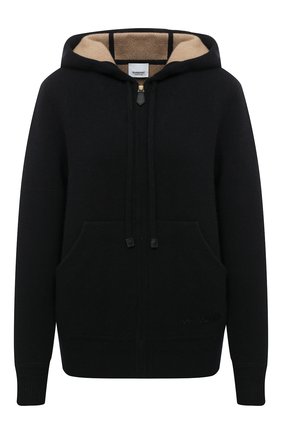 Женский кашемировый кардиган BURBERRY черного цвета по цене 89950 руб., арт. 8038022 | Фото 1 Женский кашемировый кардиган BURBERRY черного цвета, арт. 8038022 | Фото 1
