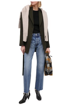 Женская хлопковая футболка MOUSSY черного цвета по цене 7545 руб., арт. 025DA380-6100 | Фото 2 Женская хлопковая футболка MOUSSY черного цвета, арт. 025DA380-6100 | Фото 2