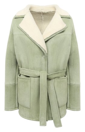 Женская дубленка BLANCHA хаки цвета по цене 209500 руб., арт. 20094/302/60/SAGE/IV0RY | Фото 1 Женская дубленка BLANCHA хаки цвета, арт. 20094/302/60/SAGE/IV0RY | Фото 1