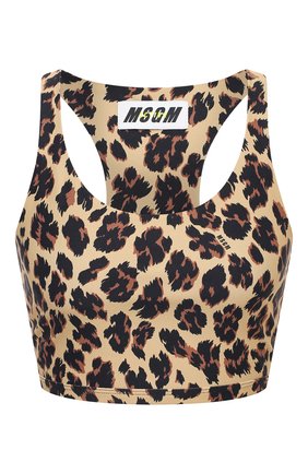 Женская топ MSGM леопардового цвета по цене 14400 руб., арт. 2945MDT08 207722 | Фото 1 Женская топ MSGM леопардового цвета, арт. 2945MDT08 207722 | Фото 1