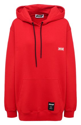 Женская хлопковое худи MSGM красного цвета по цене 19650 руб., арт. 2945MDM34 207649 | Фото 1 Женская хлопковое худи MSGM красного цвета, арт. 2945MDM34 207649 | Фото 1