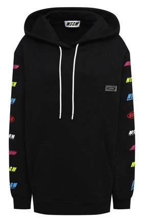 Женская хлопковое худи MSGM черного цвета по цене 19650 руб., арт. 2945MDM17 207649 | Фото 1 Женская хлопковое худи MSGM черного цвета, арт. 2945MDM17 207649 | Фото 1