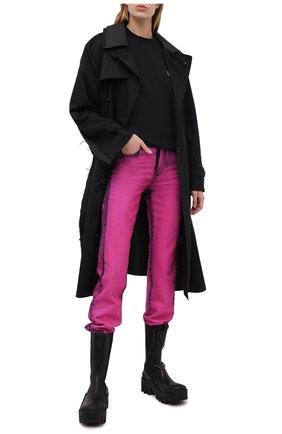 Женские джинсы MSGM фуксия цвета по цене 32800 руб., арт. 2942MDP153LC 207967 | Фото 2 Женские джинсы MSGM фуксия цвета, арт. 2942MDP153LC 207967 | Фото 2