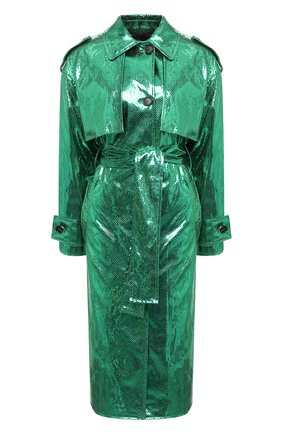 Женский плащ MSGM зеленого цвета по цене 79950 руб., арт. 2942MDC117 207815 | Фото 1 Женский плащ MSGM зеленого цвета, арт. 2942MDC117 207815 | Фото 1
