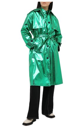 Женский плащ MSGM зеленого цвета по цене 79950 руб., арт. 2942MDC117 207815 | Фото 2 Женский плащ MSGM зеленого цвета, арт. 2942MDC117 207815 | Фото 2
