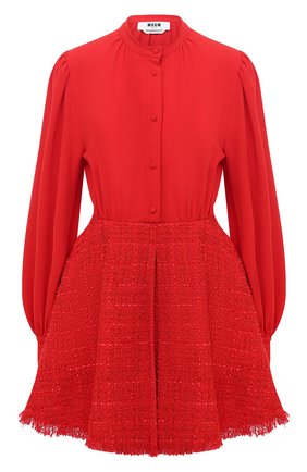 Женское платье MSGM красного цвета по цене 49950 руб., арт. 2942MDA255Y 207810 | Фото 1 Женское платье MSGM красного цвета, арт. 2942MDA255Y 207810 | Фото 1