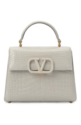 Женская сумка valentino garavani vsling VALENTINO светло-серого цвета по цене 1380000 руб., арт. UW0B0F53/XDE/AMIS | Фото 1 Женская сумка valentino garavani vsling VALENTINO светло-серого цвета, арт. UW0B0F53/XDE/AMIS | Фото 1