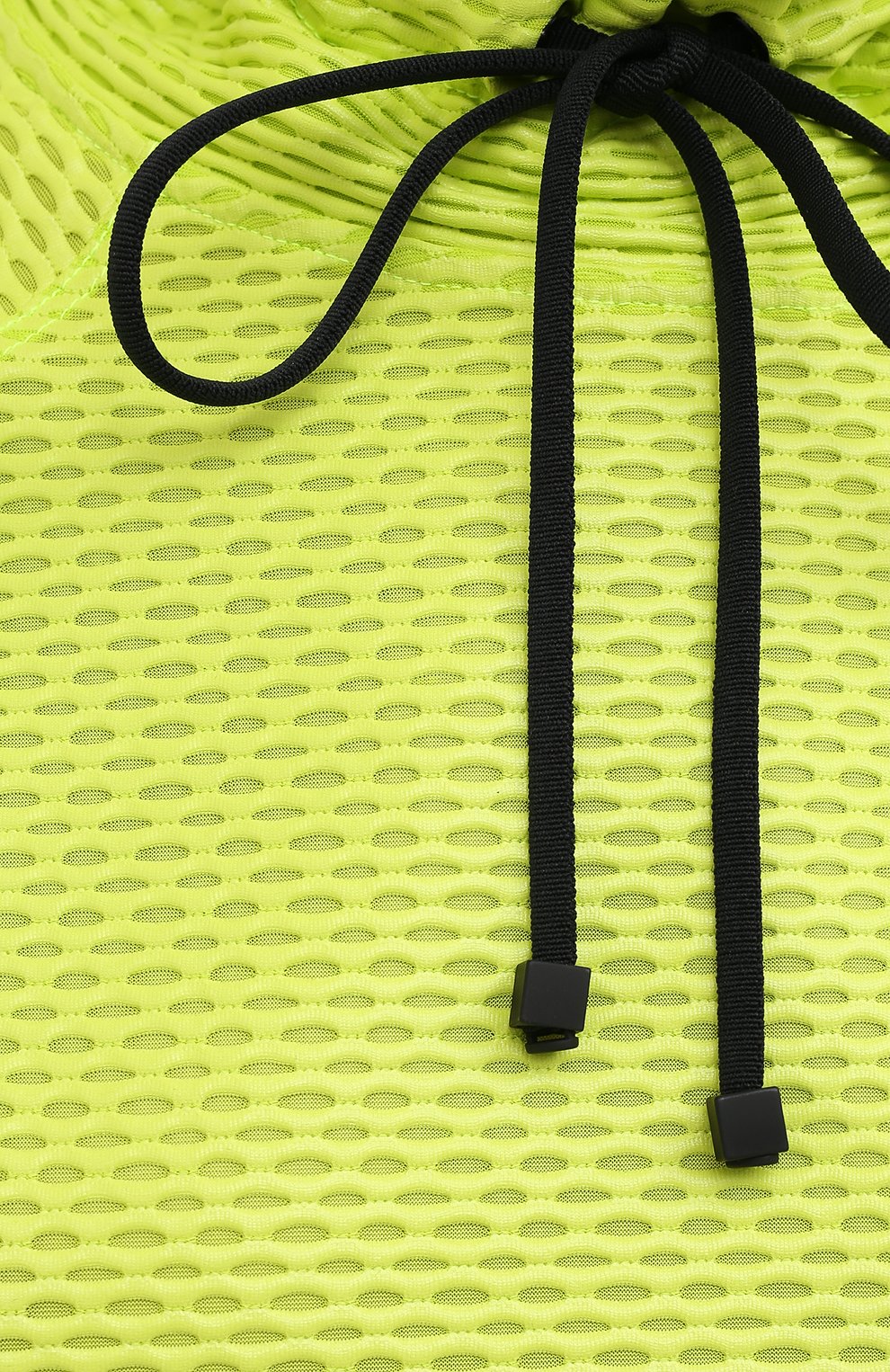 Женский пуловер KORAL желтого цвета, арт. A4089K09 | Фото 5 (Рукава: Длинные; Материал внешний: Синтетический материал; Женское Кросс-КТ: Худи-спорт; Длина (для топов): Укороченные)