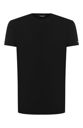 Мужская хлопковая футболка DSQUARED2 черного цвета по цене 6995 руб., арт. D9M203180 | Фото 1 Мужская хлопковая футболка DSQUARED2 черного цвета, арт. D9M203180 | Фото 1 (Рукава: Короткие; Длина (для топов): Стандартные; Материал внешний: Хлопок; Кросс-КТ: домашняя одежда; Мужское Кросс-КТ: Футболка-белье)