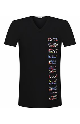 Мужская хлопковая футболка DIRK BIKKEMBERGS черного цвета по цене 5945 руб., арт. VBKB04896 | Фото 1 Мужская хлопковая футболка DIRK BIKKEMBERGS черного цвета, арт. VBKB04896 | Фото 1
