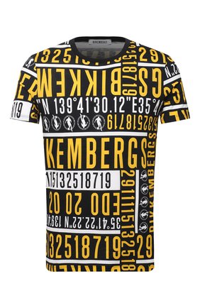 Мужская хлопковая футболка DIRK BIKKEMBERGS желтого цвета по цене 7645 руб., арт. VBKB04903 | Фото 1 Мужская хлопковая футболка DIRK BIKKEMBERGS желтого цвета, арт. VBKB04903 | Фото 1