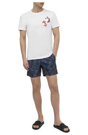 Мужская хлопковая футболка DIRK BIKKEMBERGS белого цвета по цене 5945 руб., арт. VBKB04917 | Фото 2 Мужская хлопковая футболка DIRK BIKKEMBERGS белого цвета, арт. VBKB04917 | Фото 2