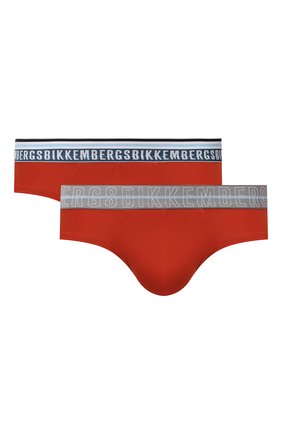 Мужские комплект из двух хлопковых брифов DIRK BIKKEMBERGS оранжевого цвета по цене 4340 руб., арт. VBKT04967 | Фото 1 Мужские комплект из двух хлопковых брифов DIRK BIKKEMBERGS оранжевого цвета, арт. VBKT04967 | Фото 1