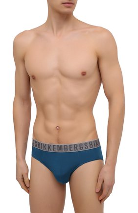 Мужские брифы DIRK BIKKEMBERGS бирюзового цвета по цене 3825 руб., арт. VBKT04971 | Фото 2 Мужские брифы DIRK BIKKEMBERGS бирюзового цвета, арт. VBKT04971 | Фото 2