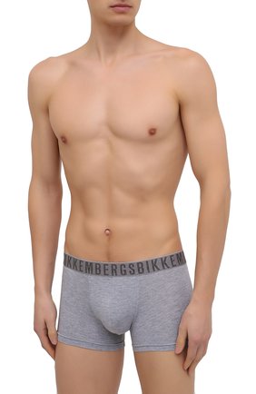 Мужские боксеры DIRK BIKKEMBERGS серого цвета по цене 4395 руб., арт. VBKT04972 | Фото 2 Мужские боксеры DIRK BIKKEMBERGS серого цвета, арт. VBKT04972 | Фото 2