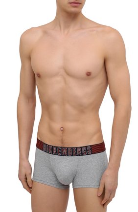 Мужские хлопковые боксеры DIRK BIKKEMBERGS серого цвета по цене 4530 руб., арт. VBKT04975 | Фото 2 Мужские хлопковые боксеры DIRK BIKKEMBERGS серого цвета, арт. VBKT04975 | Фото 2