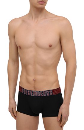 Мужские хлопковые боксеры DIRK BIKKEMBERGS черного цвета по цене 4530 руб., арт. VBKT04975 | Фото 2 Мужские хлопковые боксеры DIRK BIKKEMBERGS черного цвета, арт. VBKT04975 | Фото 2