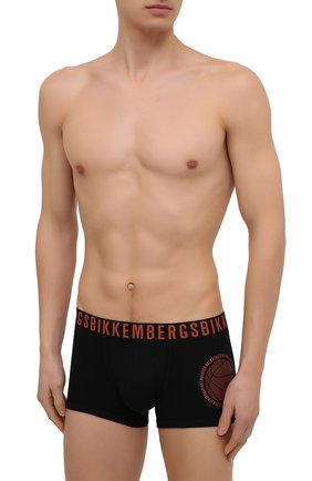 Мужские хлопковые боксеры DIRK BIKKEMBERGS черного цвета по цене 4530 руб., арт. VBKT04980 | Фото 2 Мужские хлопковые боксеры DIRK BIKKEMBERGS черного цвета, арт. VBKT04980 | Фото 2
