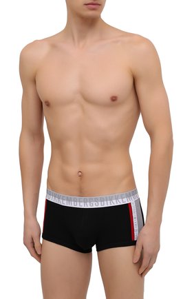 Мужские хлопковые боксеры DIRK BIKKEMBERGS черного цвета по цене 4530 руб., арт. VBKT04982 | Фото 2 Мужские хлопковые боксеры DIRK BIKKEMBERGS черного цвета, арт. VBKT04982 | Фото 2