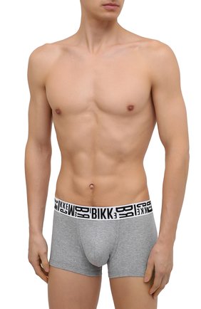 Мужские хлопковые боксеры DIRK BIKKEMBERGS серого цвета по цене 3825 руб., арт. VBKT04988 | Фото 2 Мужские хлопковые боксеры DIRK BIKKEMBERGS серого цвета, арт. VBKT04988 | Фото 2