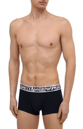 Мужские хлопковые боксеры DIRK BIKKEMBERGS темно-синего цвета по цене 3825 руб., арт. VBKT04988 | Фото 2 Мужские хлопковые боксеры DIRK BIKKEMBERGS темно-синего цвета, арт. VBKT04988 | Фото 2