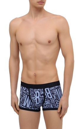 Мужские хлопковые боксеры DIRK BIKKEMBERGS синего цвета по цене 4530 руб., арт. VBKT04991 | Фото 2 Мужские хлопковые боксеры DIRK BIKKEMBERGS синего цвета, арт. VBKT04991 | Фото 2