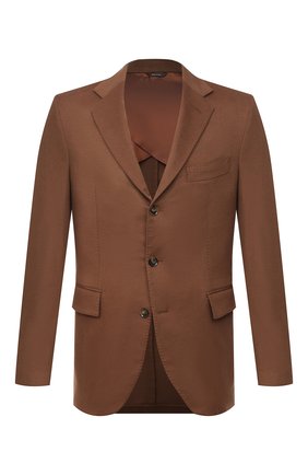Мужской кашемировый пиджак LORO PIANA коричневого цвета по цене 499500 руб., арт. FAL4276 | Фото 1 Мужской кашемировый пиджак LORO PIANA коричневого цвета, арт. FAL4276 | Фото 1